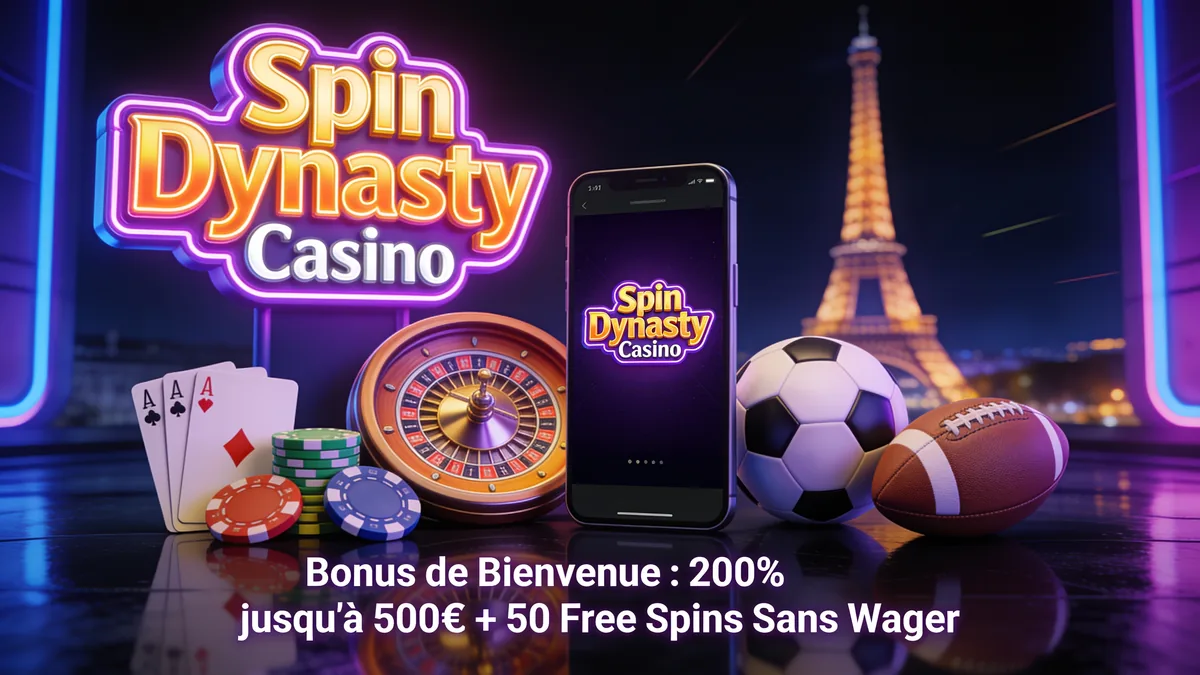Bonus de Bienvenue : 200% jusqu'à 500€ + 50 Free Spins Sans Wager pour les joueurs en France